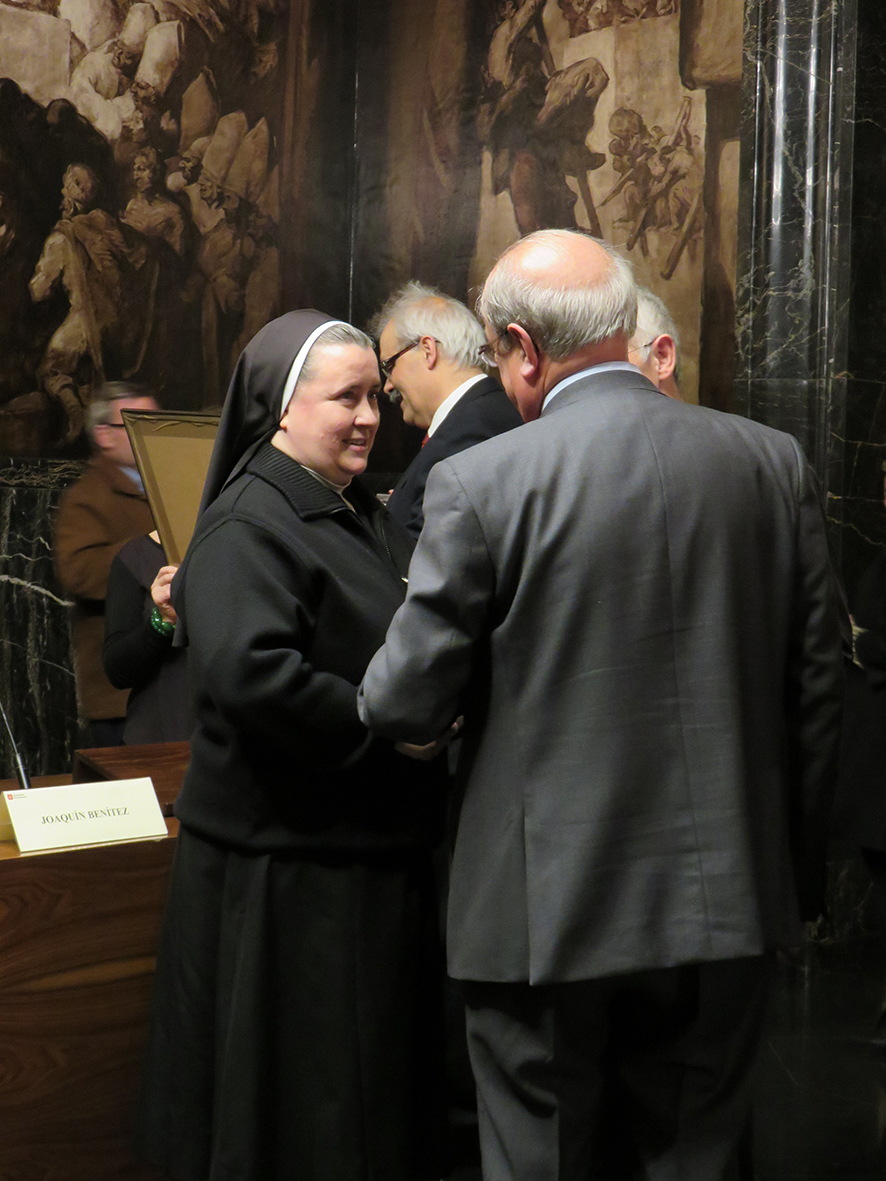 Madre Paloma García del Río. Ajuntament Barcelona. Premis Immaculada.
