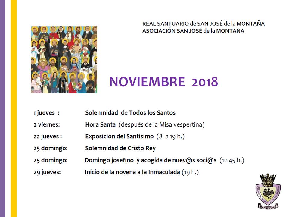 noviembre 2018 eventos barcelona