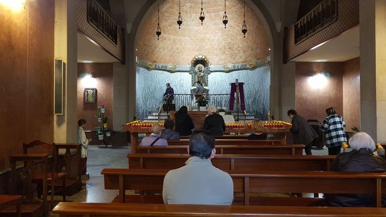 oración en la Capilla de San José