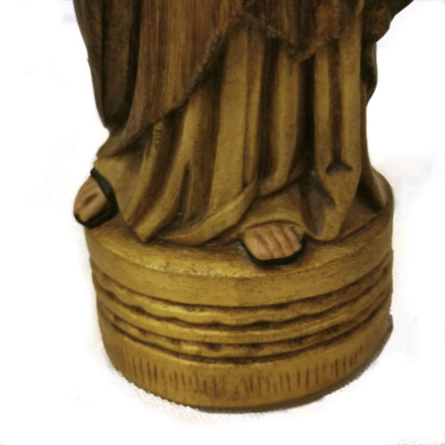 Estatua de San José de la Montaña color madera – 17cm
