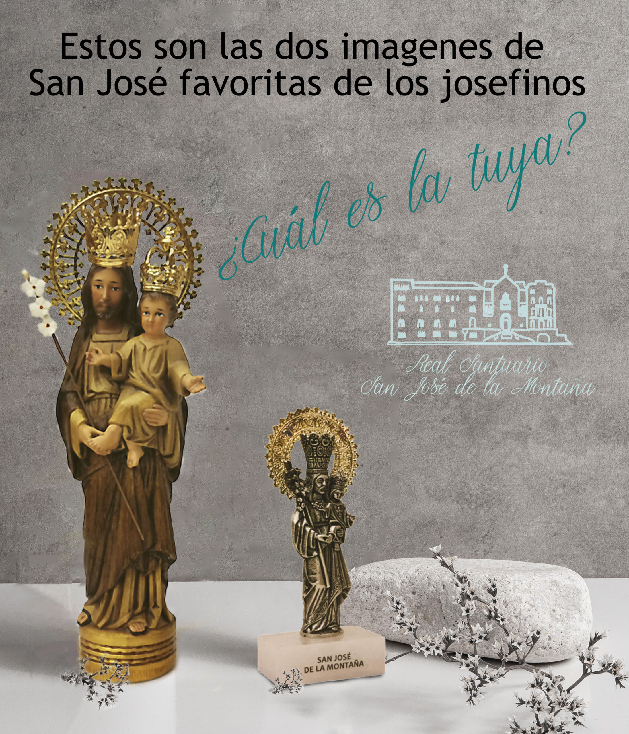 imagenes esculturas de San José de la Montaña para vender on line.