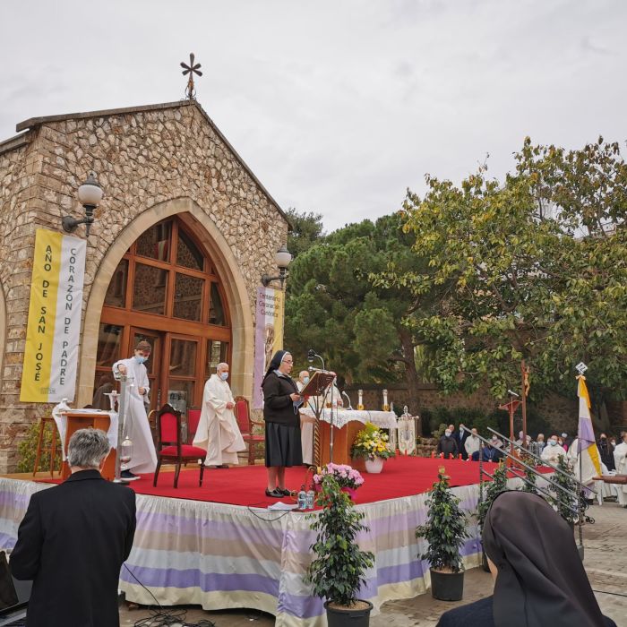 solemnidad de san jose en el santuario en Barcelona