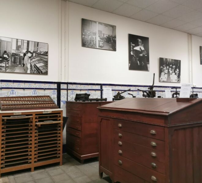 antiguo taller de imprenta