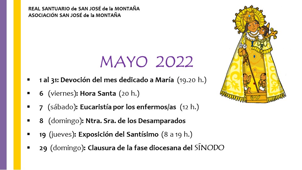 MAYO 2022 EN SAN JOSE DE LA MONTAÑA