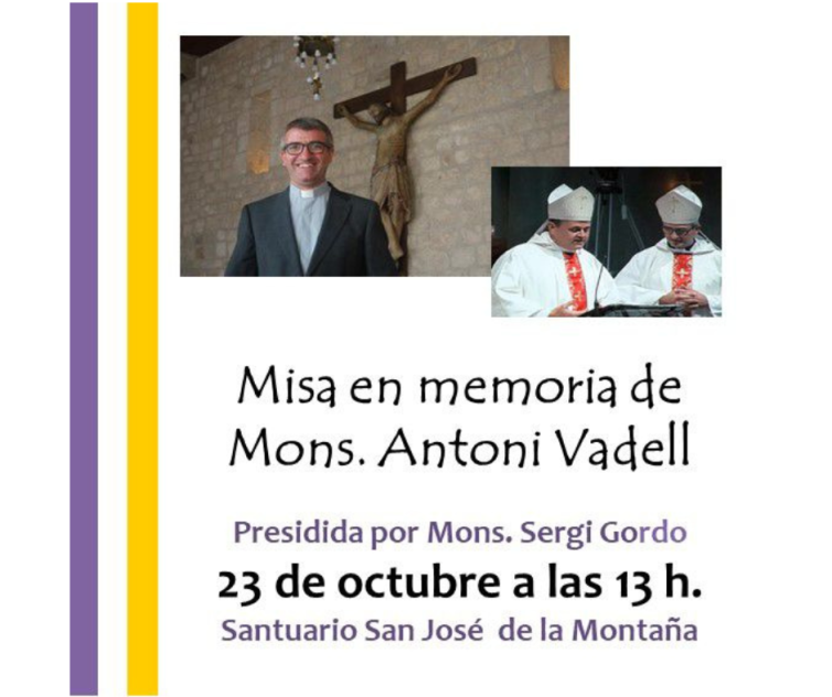 Misa en memoria de Monseñor Antoni Vadell