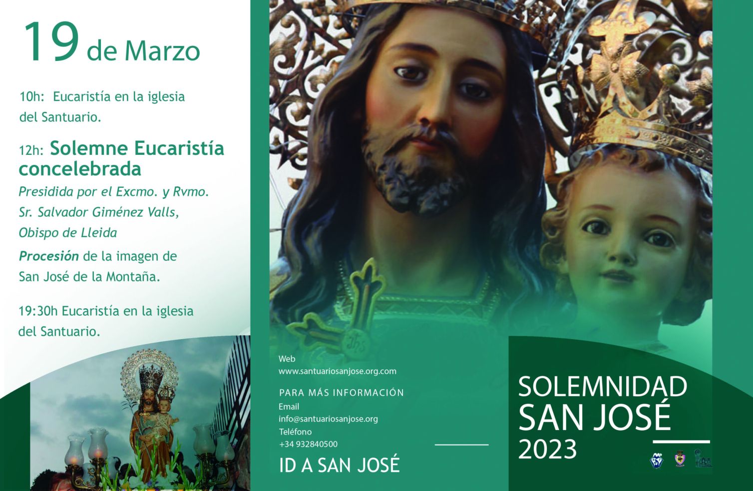 Solemnidad de San José en el Santuario san josé de la Montaña 2023