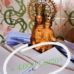 4000 cartas recibió San José el día de su Solemnidad y las hemos expuesto junto a una imagen del santo