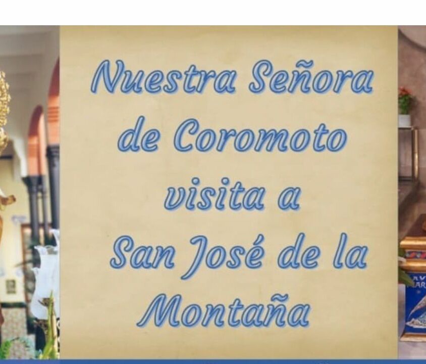 Nuestra Señora de Coromoto visita a San José de la Montaña con la imagen de los dos santos