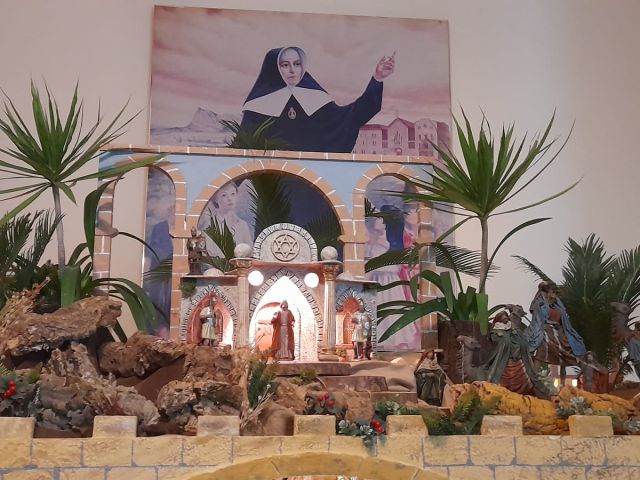 palacio de herodes y los tres reyes magos en el belen de San José de la Montaña