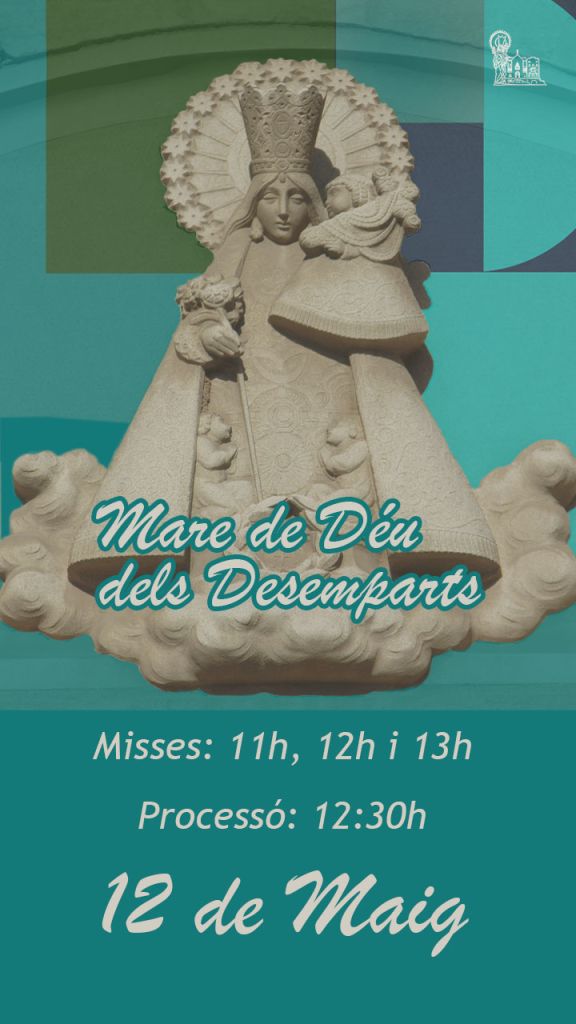 Mare de Déu del Desemparats al 2024. cartell