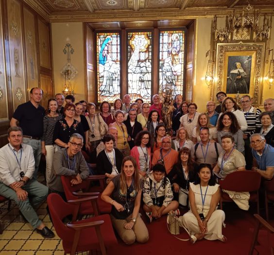 Grupo de Talavera de la Reina en el Oratorio de Madre Petra. Visita Guiada en 2024