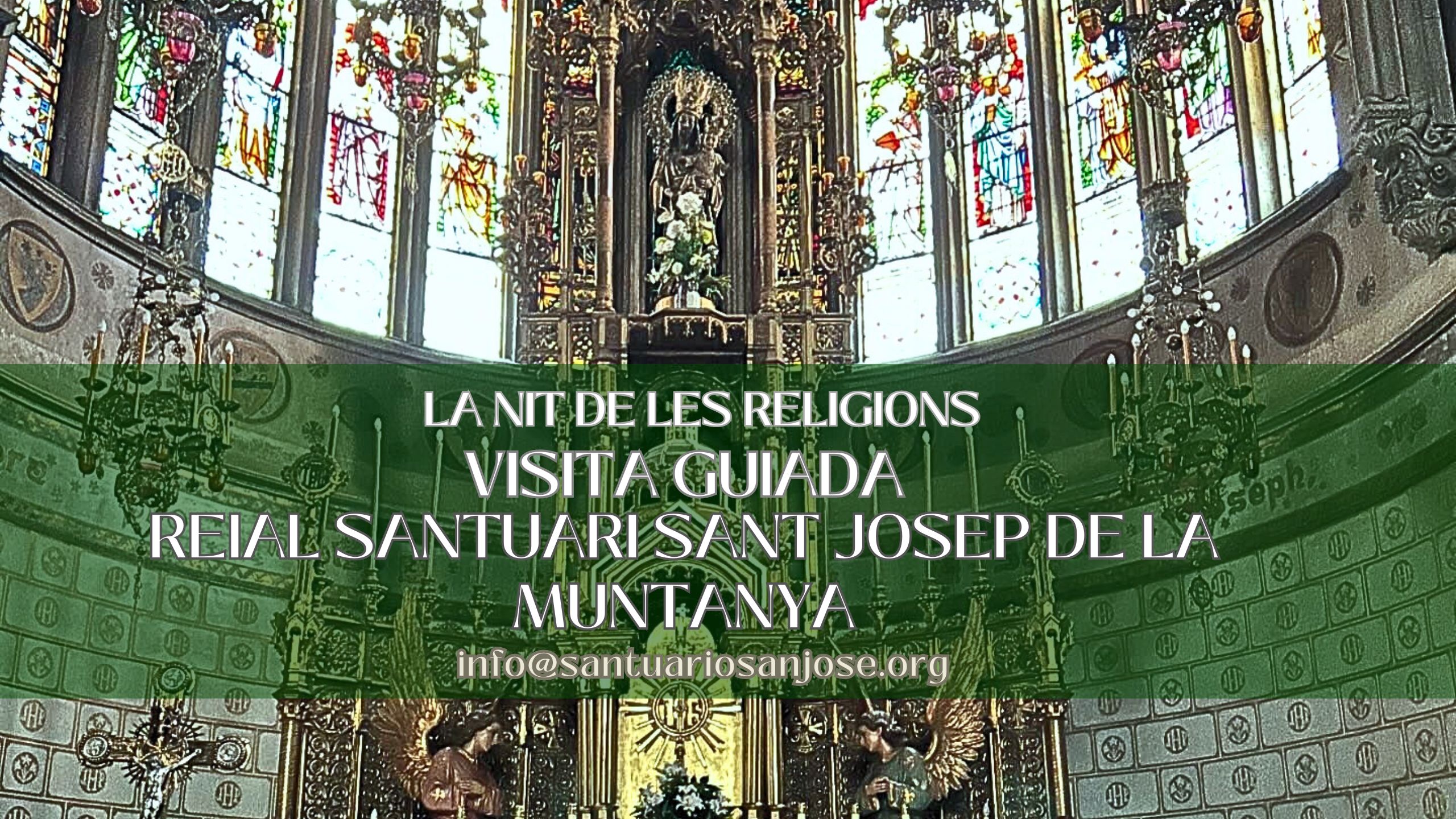 visita guiada a la nit de les religions 2024 al reial santuari sant josep de la muntanya