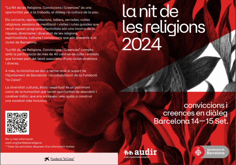 Cartell de la nit de les religions 2024