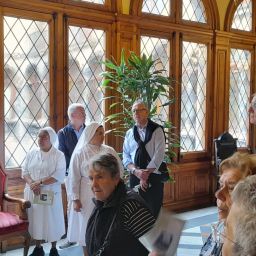 Group of Mothers of the Shrine and a small group of devotees of St. Joseph visit the former convent of the Mercedarian Sisters