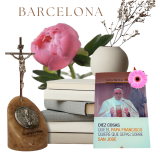 sant Jordi el día en que papa francesc es dipositat a la Basilica de Sant Pere