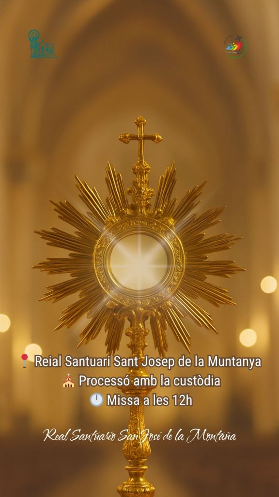 Celebración del Corpus dei en el santuario