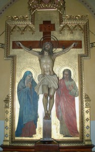 Imagen de Cristo crucificado. Real Santuario de San José de la Montaña. Barcelona.