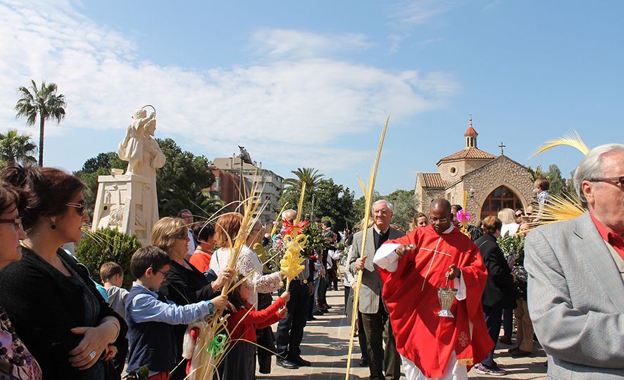 Domingo Ramos. Celebración Religiosa. Barcelona. Semana Santa. San José de la Montaña.