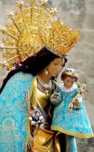 Nuestra Señora de los Desamparados que inspira el nombre de la Congregación de Madres de Desamparados y San José de la Montaña.